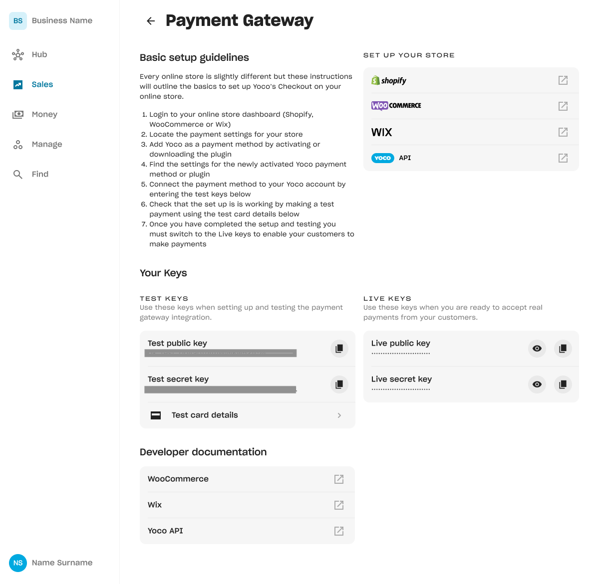 Plugin api keys